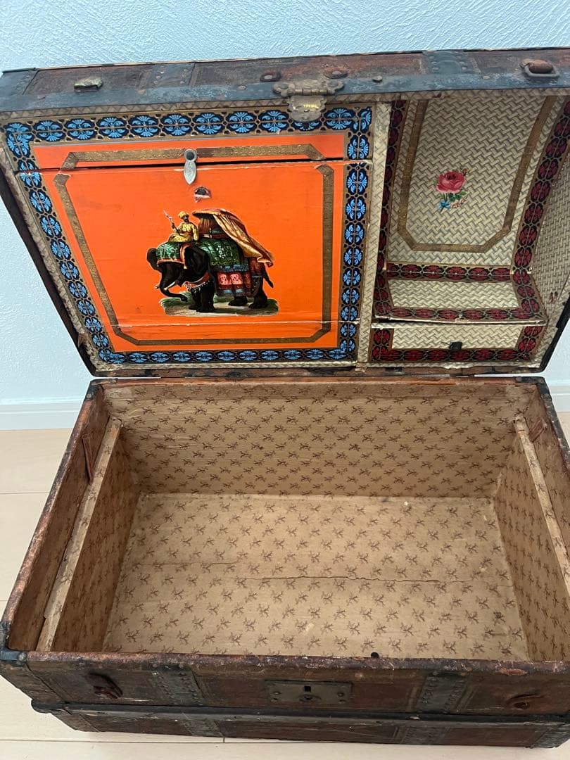 アンティークドール トランク