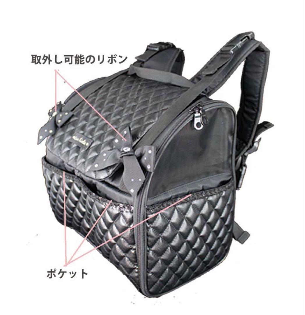 Luxe birdieキルトリュバンリュック S ブラック
