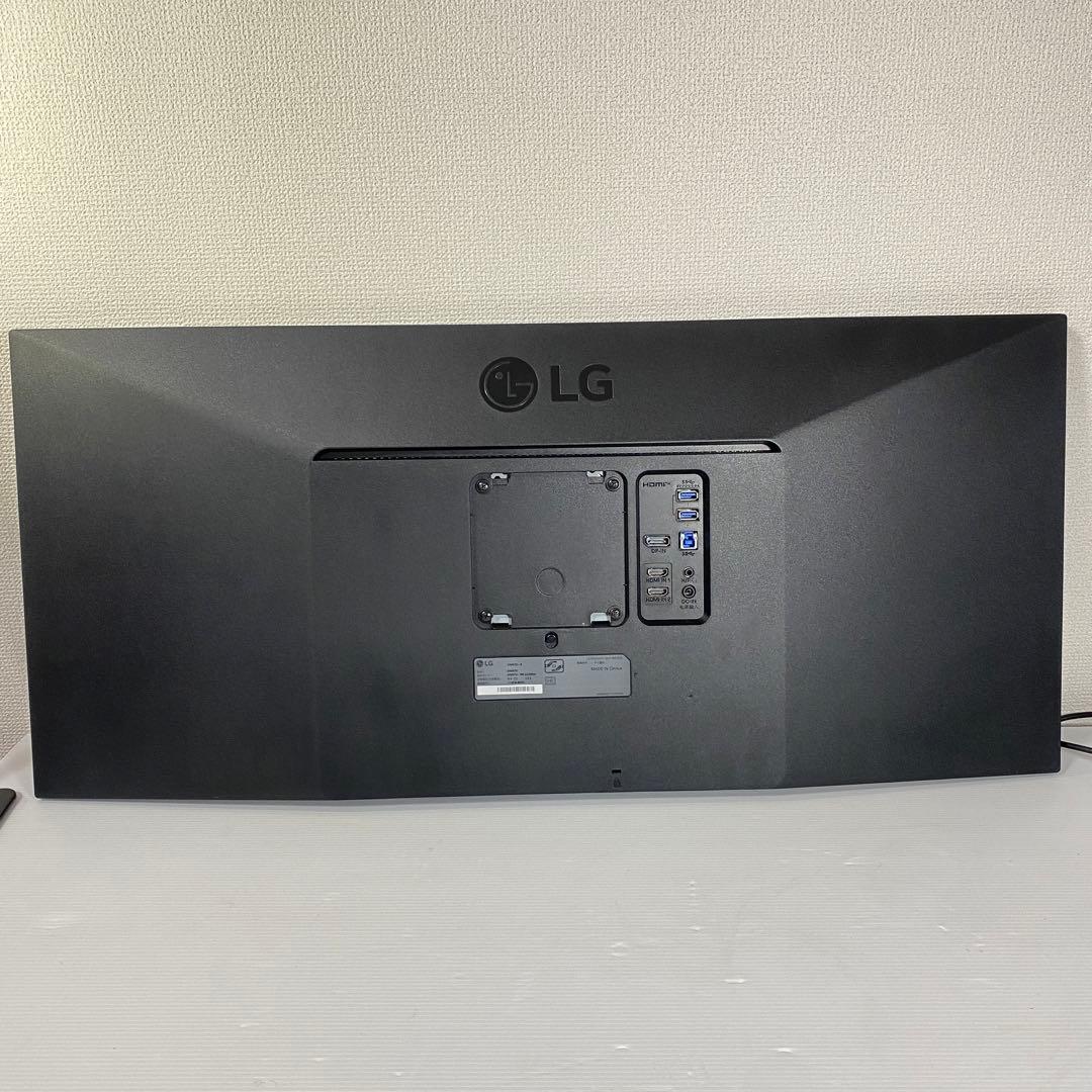 LG ウルトラワイドモニター 34WN750-B 34インチ 平面　スタンド無し