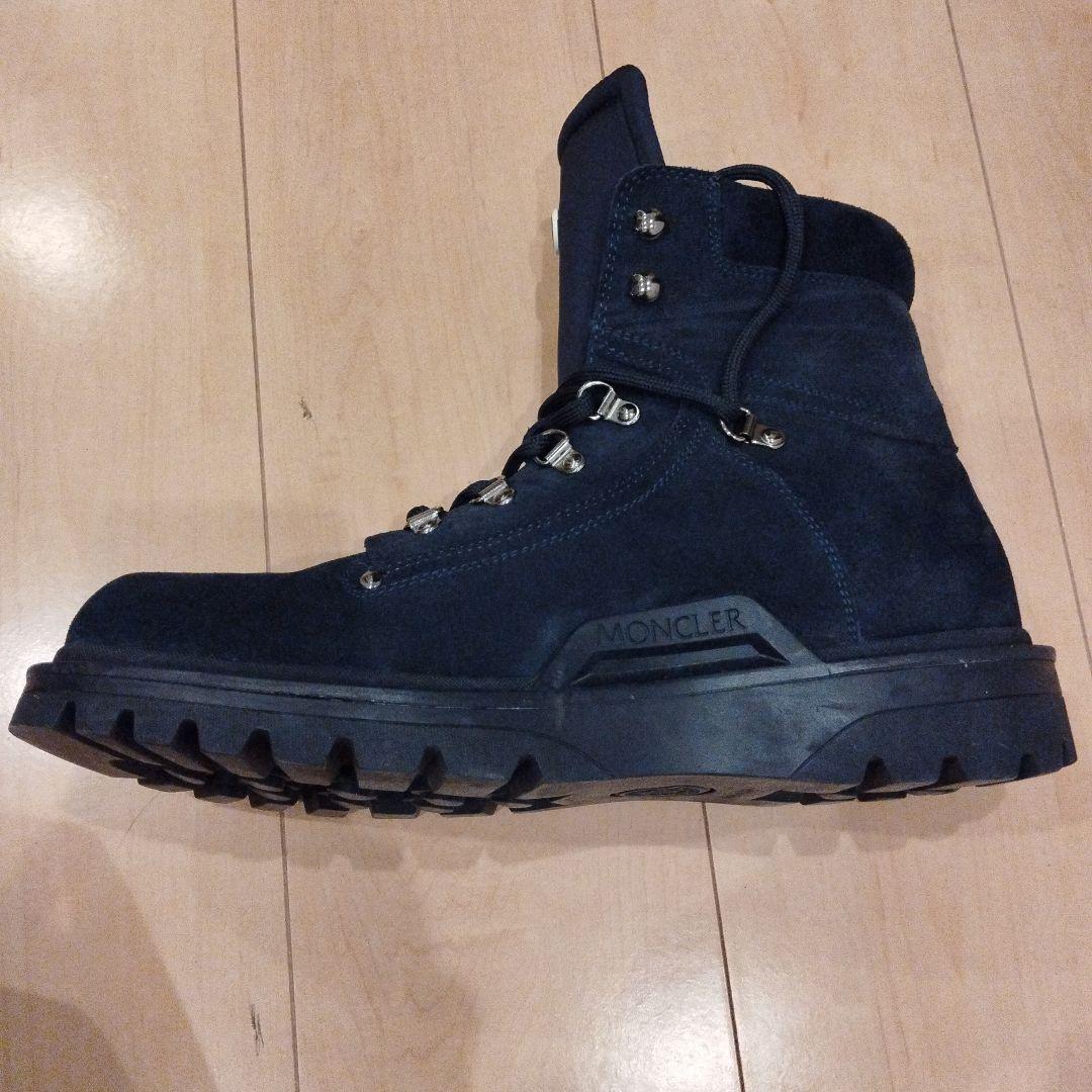 ゲ*ニ様 Moncler（モンクレール）スウェードネイビー・ワークブーツ 44