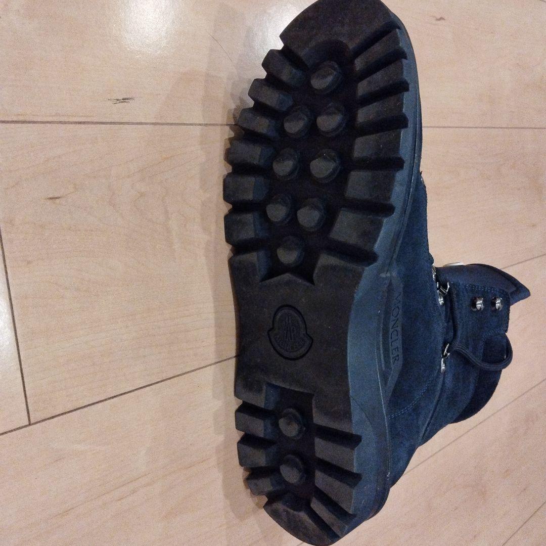 ゲ*ニ様 Moncler（モンクレール）スウェードネイビー・ワークブーツ 44