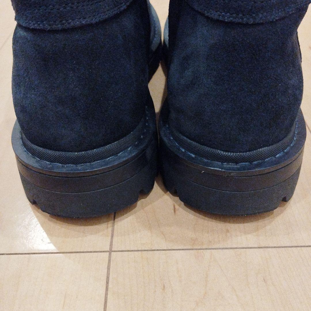 ゲ*ニ様 Moncler（モンクレール）スウェードネイビー・ワークブーツ 44