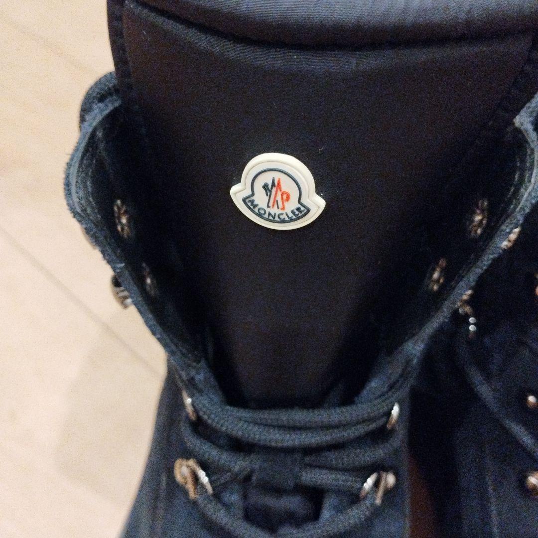 ゲ*ニ様 Moncler（モンクレール）スウェードネイビー・ワークブーツ 44