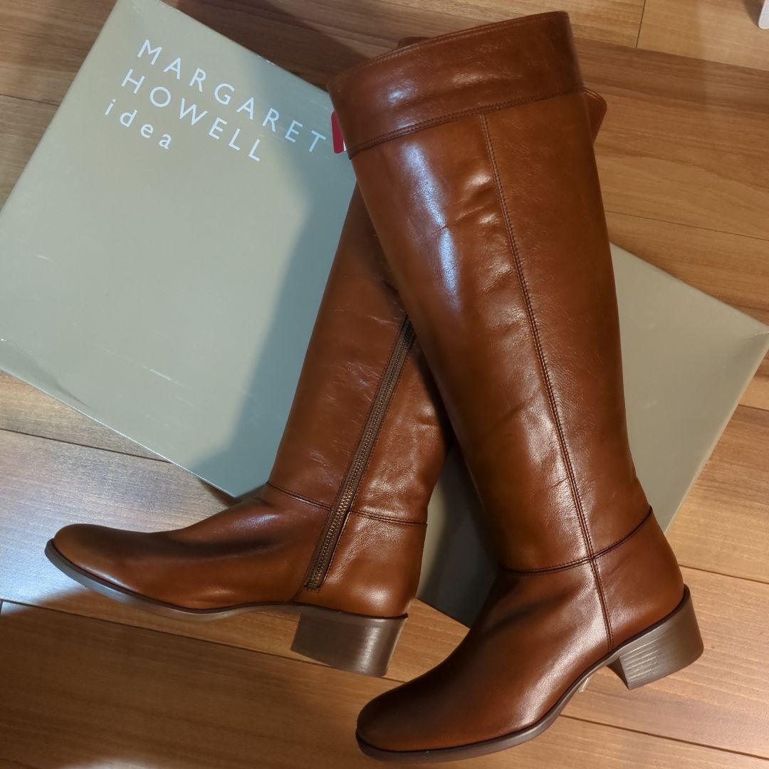 未使用品＊MARGARET HOWELL idea　ブラウン　ロングブーツ
