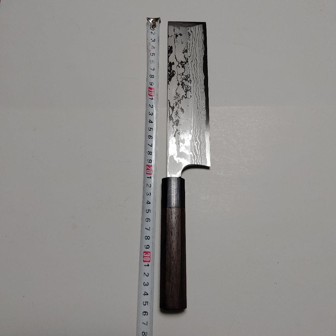 片刃包丁 角型薄刃 北岡英雄作