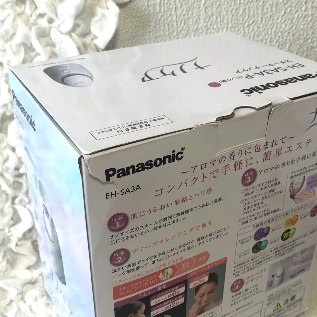 【箱入り 美品】Panasonic ナノケア スチーマー　EH-SA3A ピンク