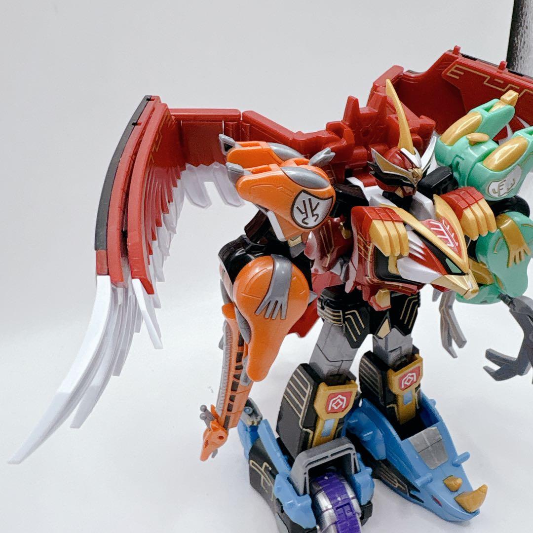 【美品】SMP 百獣戦隊ガオレンジャー ガオイカロス 説明書 武器パーツあり