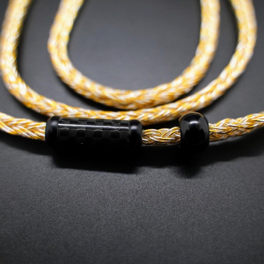 最高仕様16芯 金銀線撚り合わせリケーブル膨張MMCX/4.4mmバランス接続