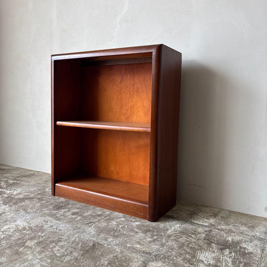 古い本棚　木箱　2段　古道具　アンティーク　収納棚　仕切り棚