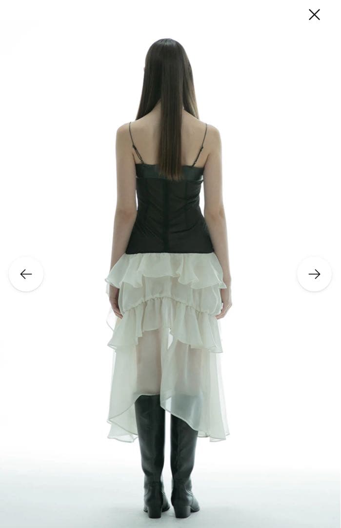 トップス theredthread V layered camisole dress
