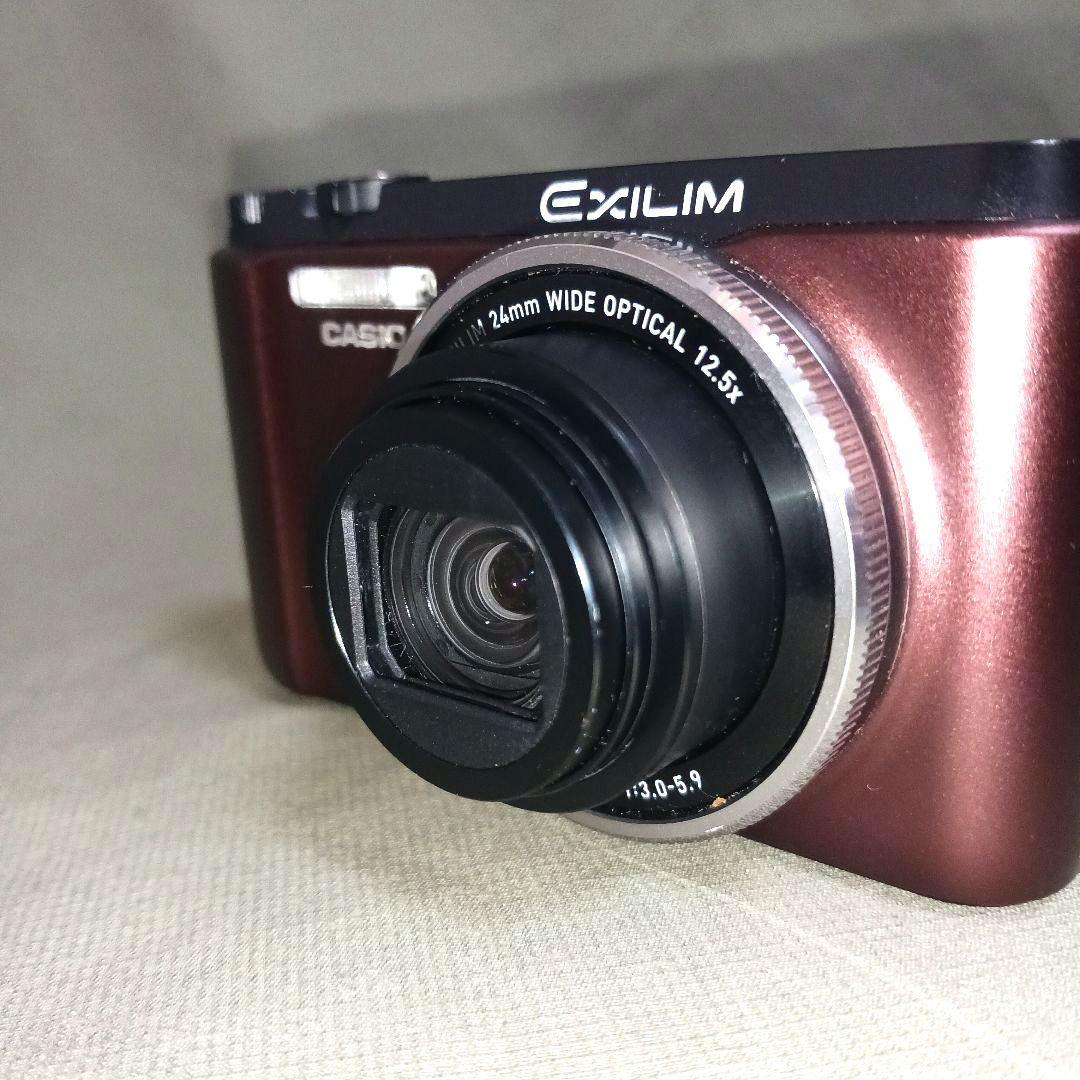 【美品】CASIO カシオ EX-ZR1300 ブラウン デジカメ EXILIM