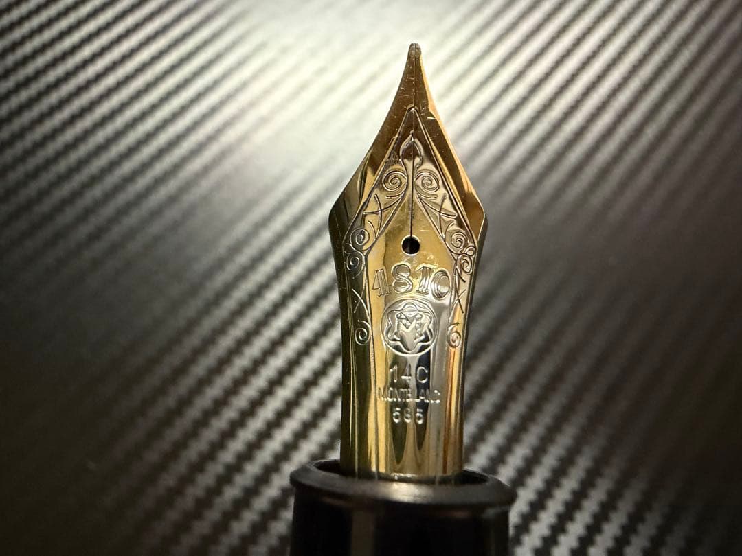 極美品 モンブラン マイスターシュテュック 149 14C 中白 M 万年筆