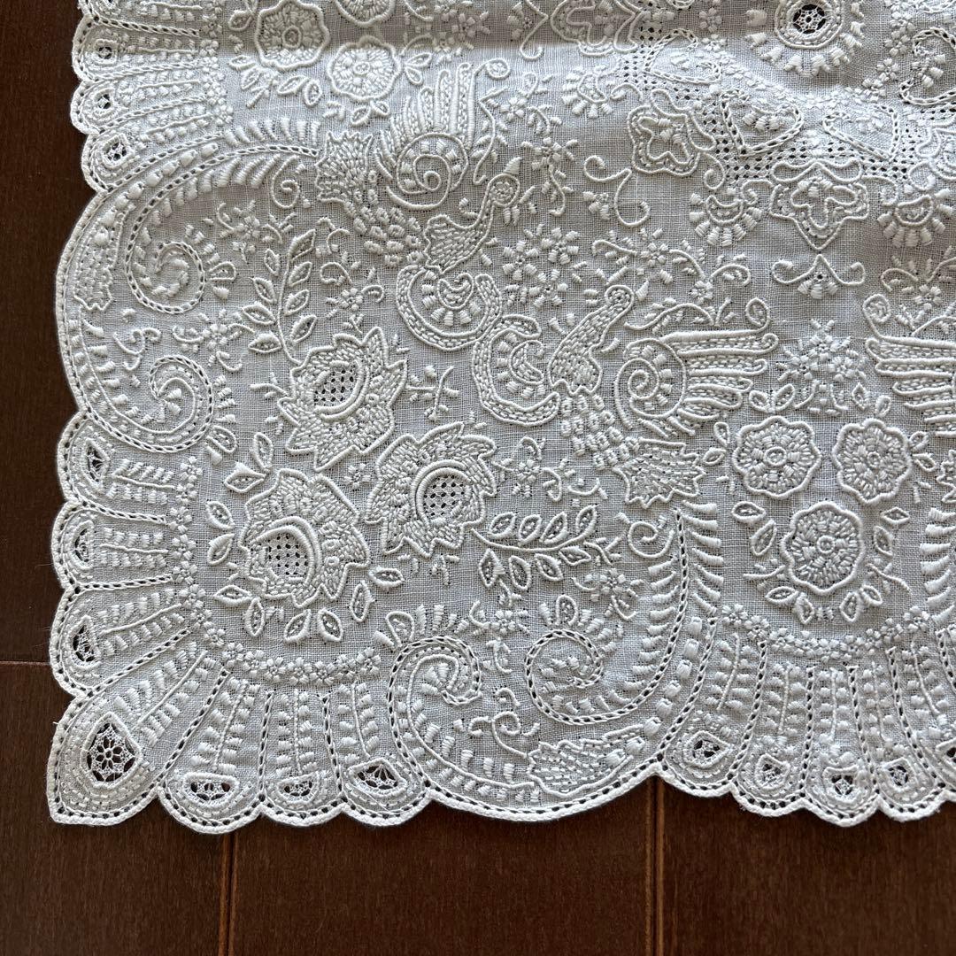 スワトウ　ハンカチ　汕頭　鳳凰　刺繍　SWATOW 花柄