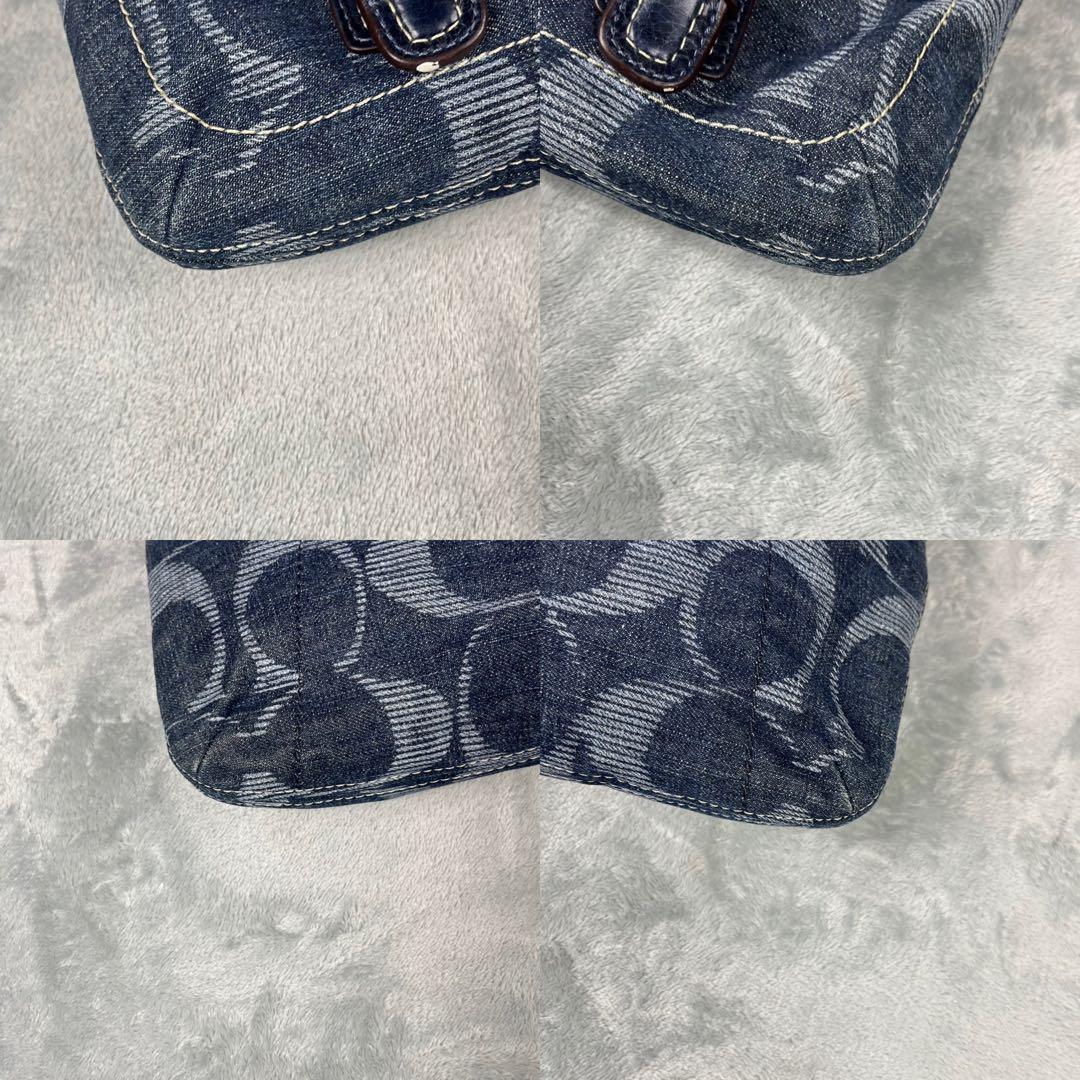 美品 Vintage Coach Denim Bag Signature