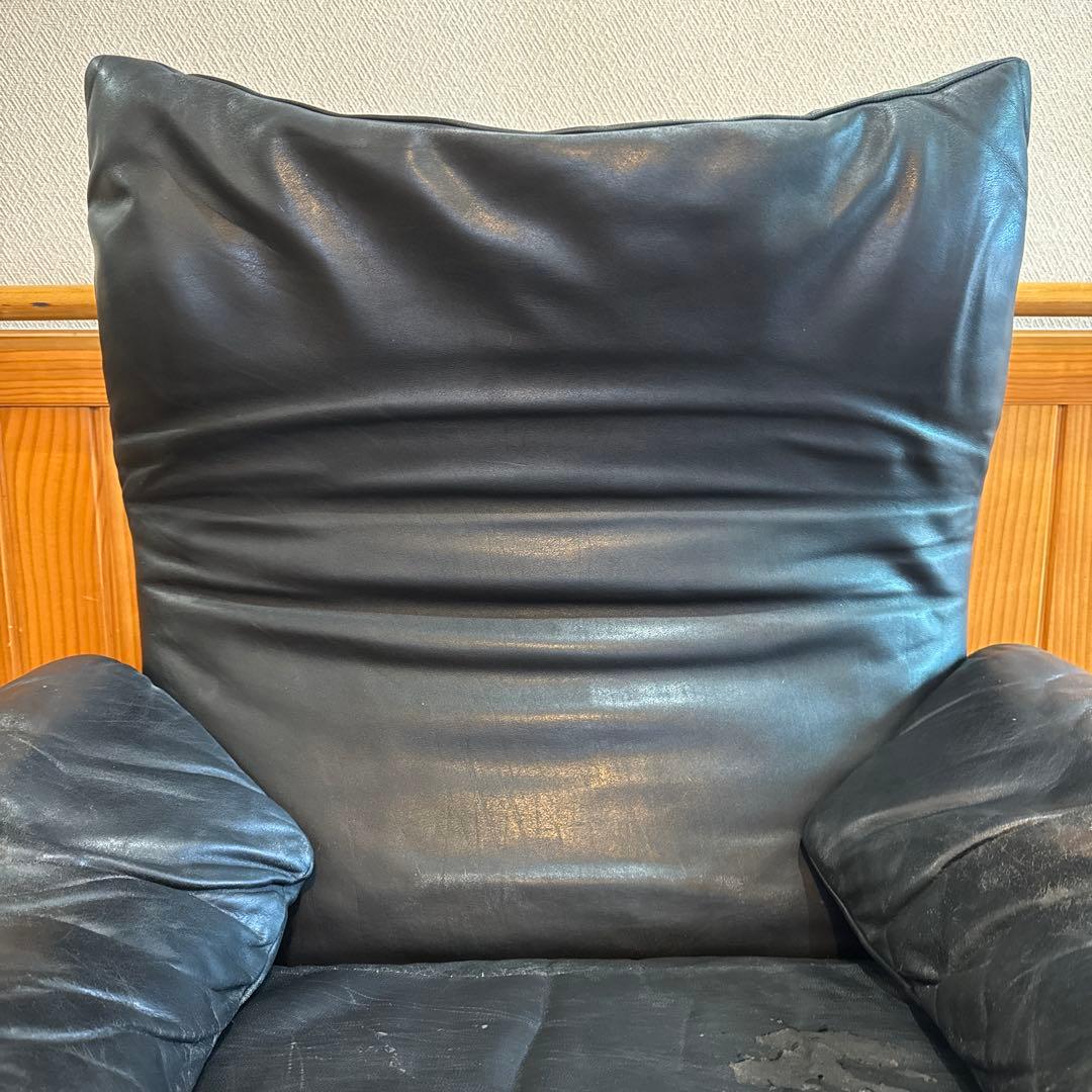 ぼ*ん様 カッシーナ マラルンガ 本革 一人掛けソファ