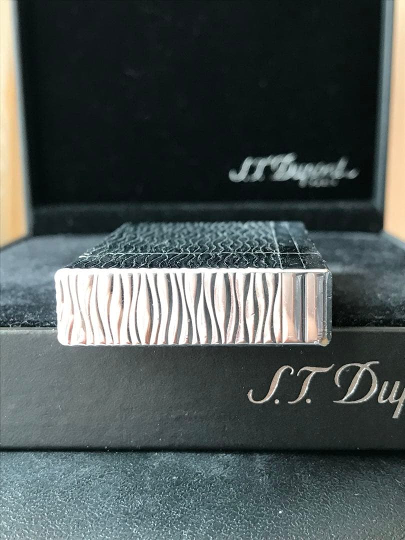 開閉音 良い音　デュポン　ガスライター　波模様　ギャッツビー　ライン2s