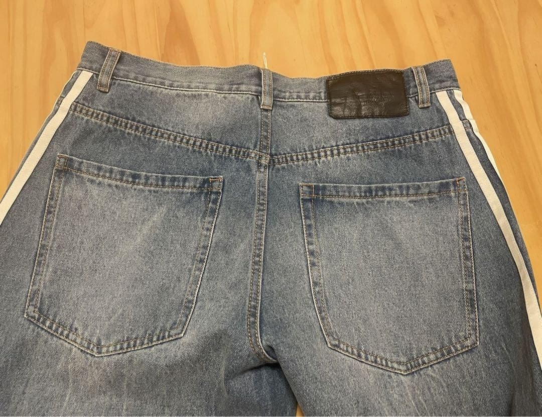 32新品】Adileniumシーズン3 ルーズフィット デニムパンツ インディゴ