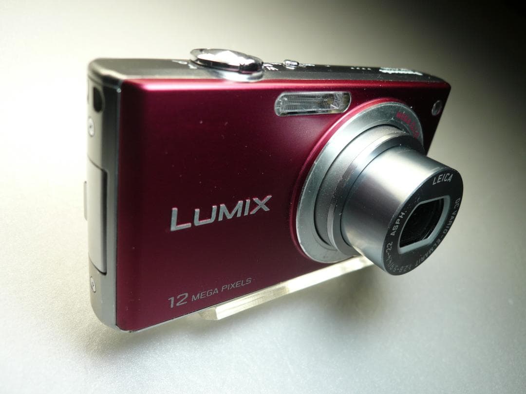 LUMIX★DMC-FX40⭐️レッド⭕️安心の実働品★5倍ズーム1210万画素