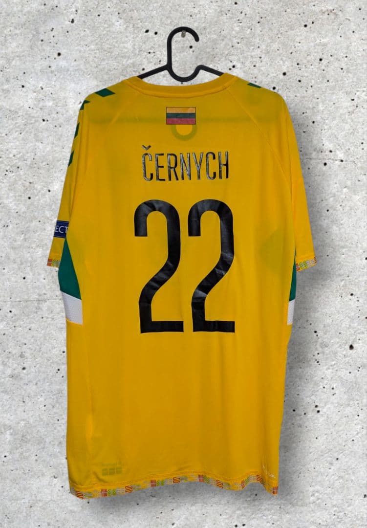 リトアニア代表 フィオドル・チェルニク ユニフォーム 支給品
