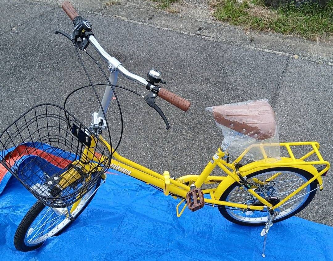 【新品未使用車❣️】【全国送料無料】折りたたみ自転車 20インチ 6段変速