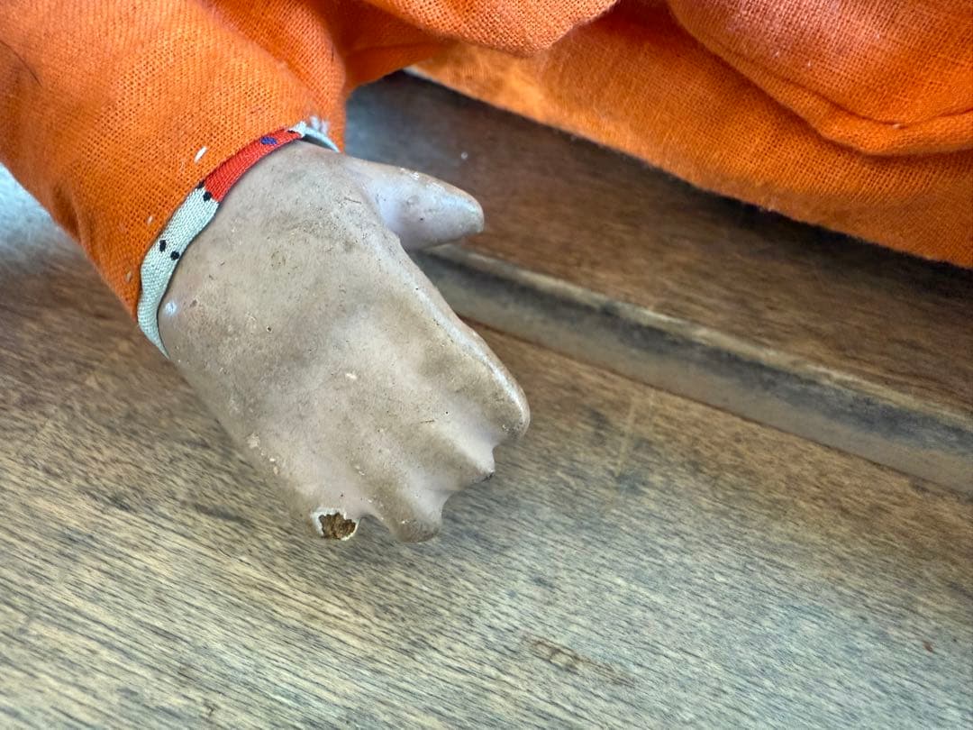 【O-2052】日本人形 市松人形 昭和レトロ 呪物