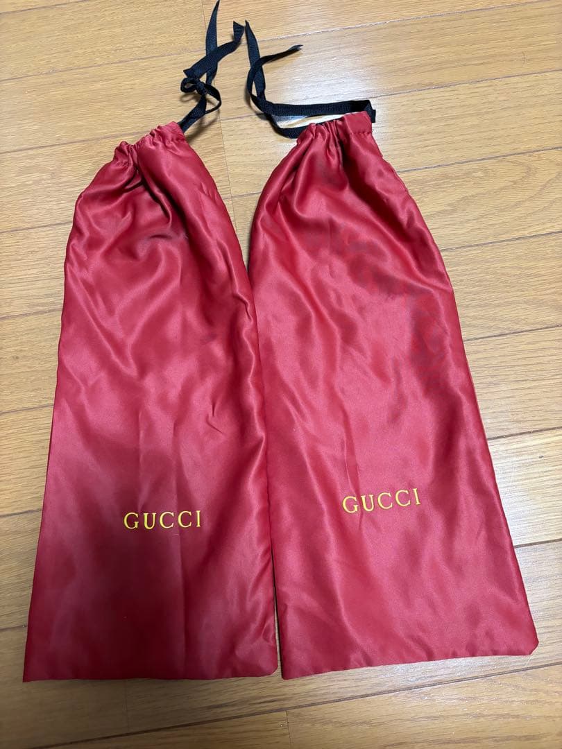 GUCCI 赤 フラットミュール