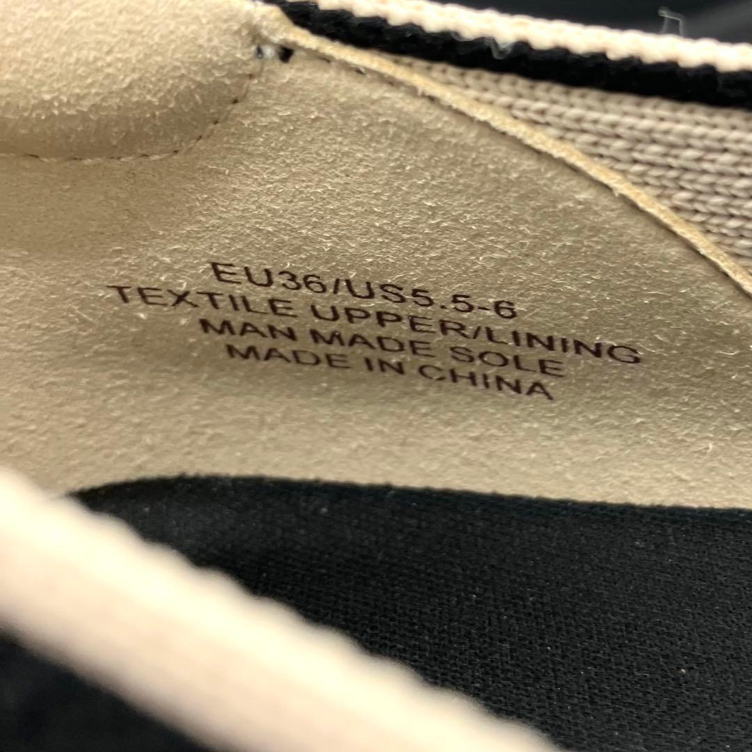 【現行品】　VIVAIA Michelle フラット　パンプス　36 リボン