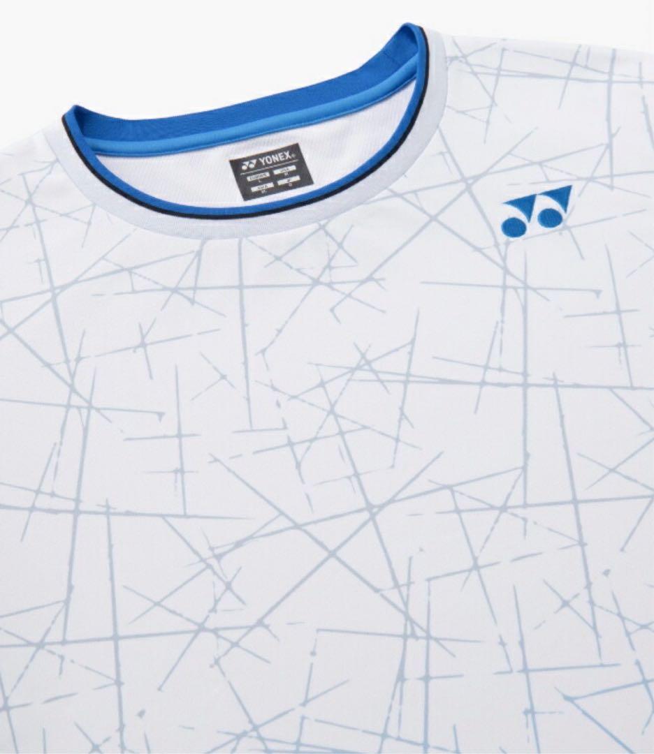 YONEX ユニ ゲームシャツ NTT東日本モデル ホワイト 011 Ｌサイズ