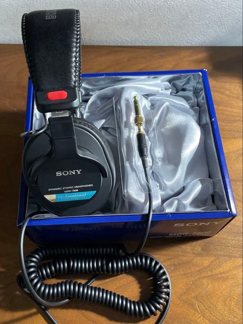 【美品】SONY MDR-7506イヤーパッド新品　ステレオヘッドホン