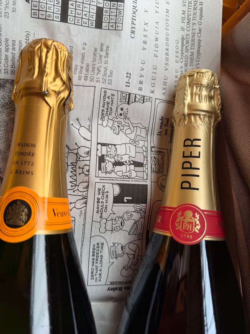 シャンパンセット　ヴーヴクリコ　テタンジェ　パイパーエドシック　４本