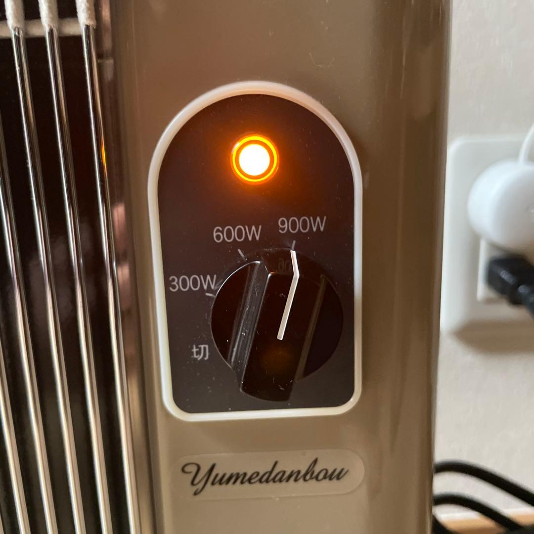 【美品】夢暖望 900型 日本製 遠赤外線 パネルヒーター ベージュ