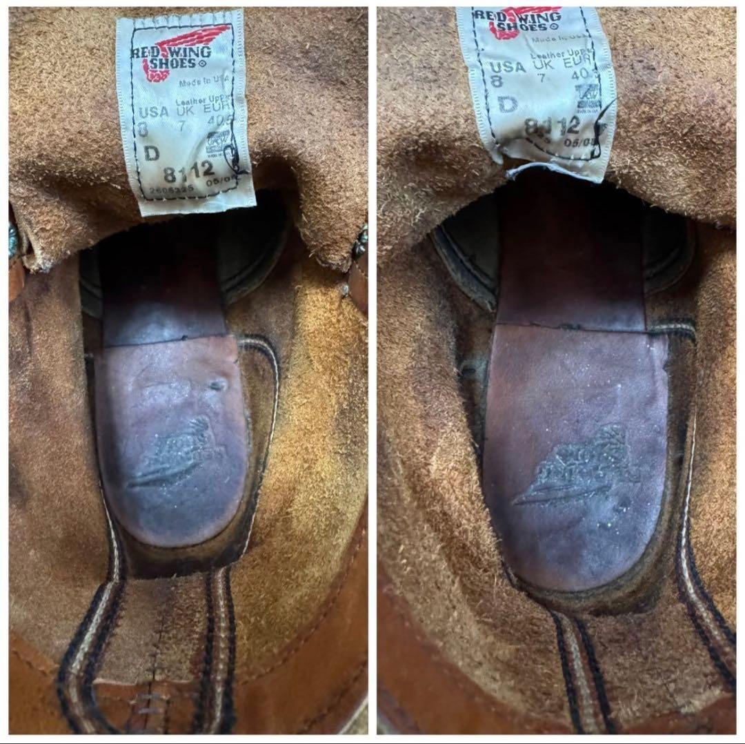 RED WING 8112 8D アイアンレンジャー コルクソール2009年