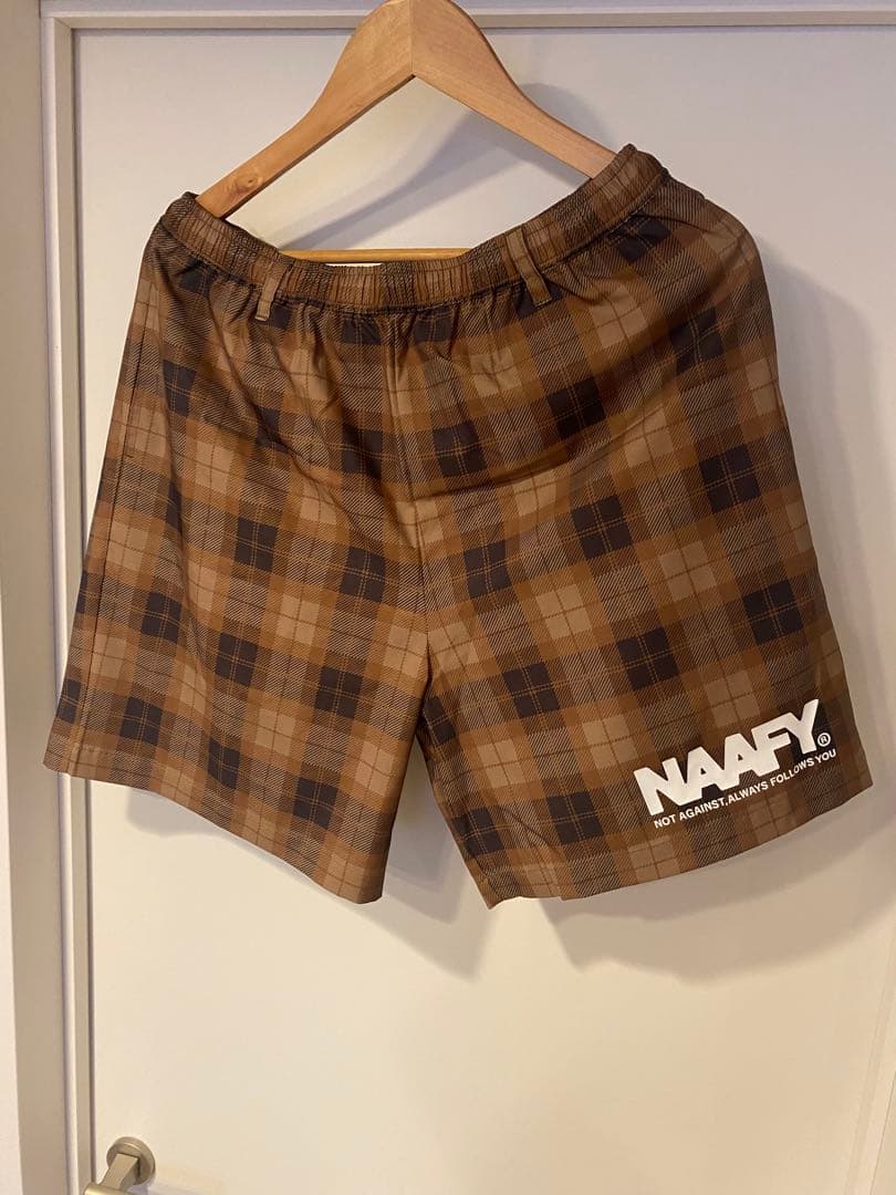 【新品未使用】NAAFY ゴルフウェアセット(ハーフジップシャツ＋ショートパンツ