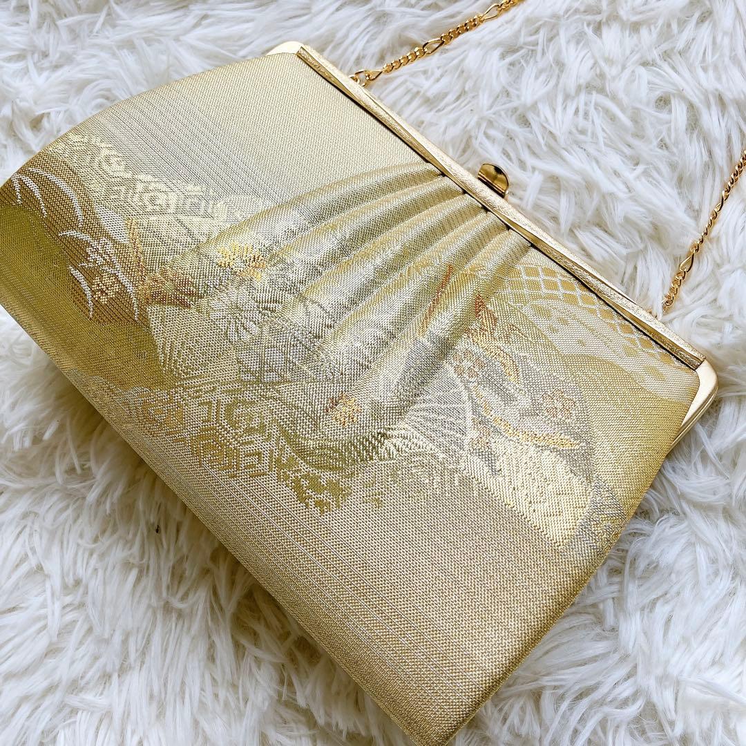 極美品✨和装　草履バッグセット　金糸豪華織物礼装用 Mサイズ フォーマル