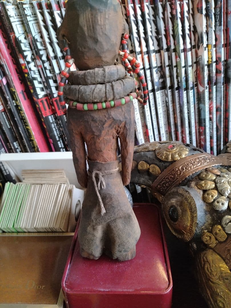 呪物　プリミティブアート　アフリカ　ケニア　キクユ族　トゥルカナ族　木彫人形