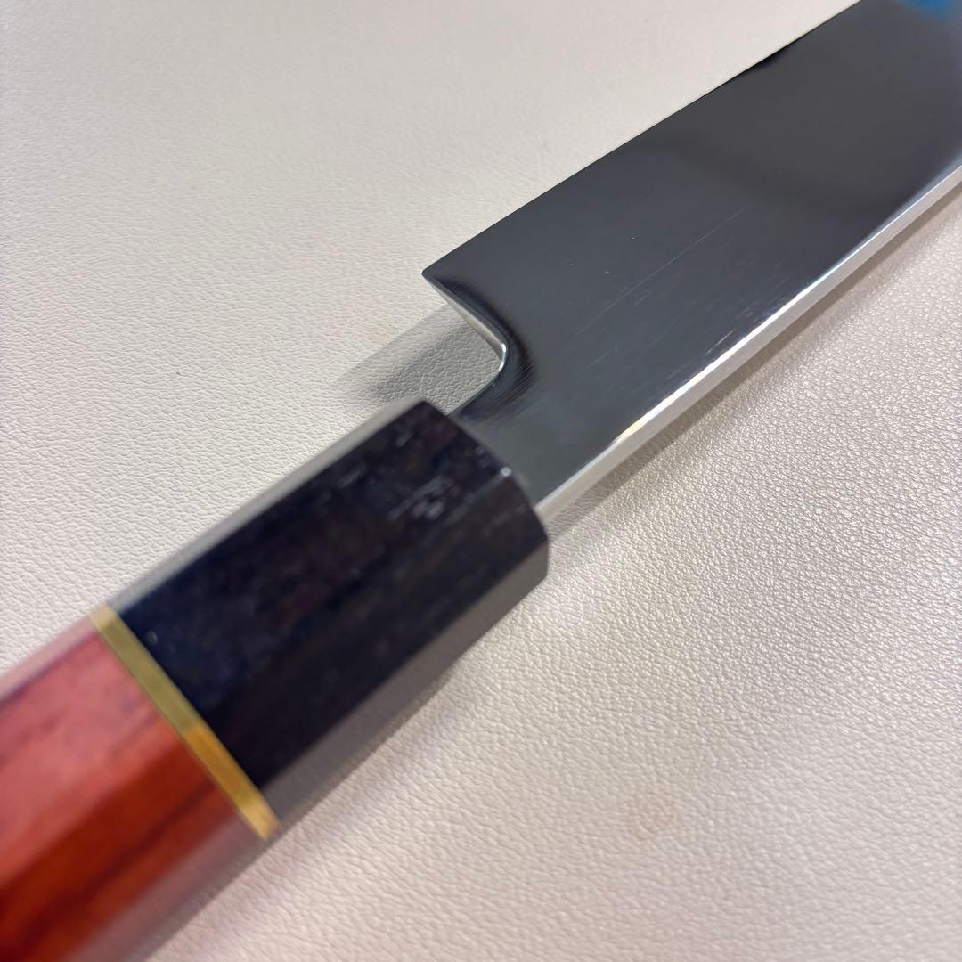 柳刃包丁 9寸 270mm 鏡面 柳刃包丁 鏡面　八角柄 刺身包丁~