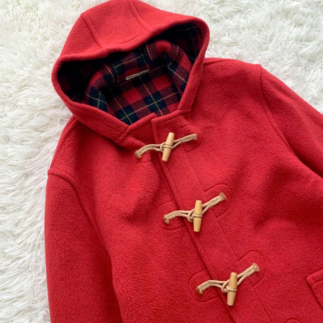 【極美品 3L】MONTGOMERY Tibbett ダッフルコート 英国製 赤