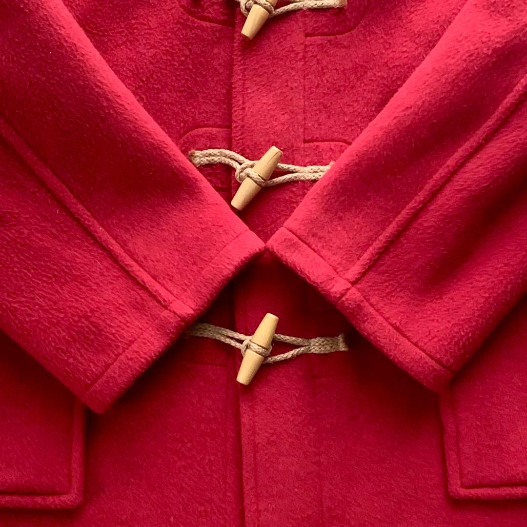 【極美品 3L】MONTGOMERY Tibbett ダッフルコート 英国製 赤