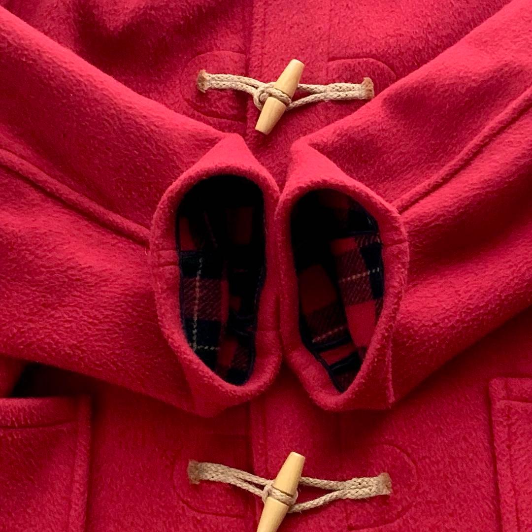 【極美品 3L】MONTGOMERY Tibbett ダッフルコート 英国製 赤