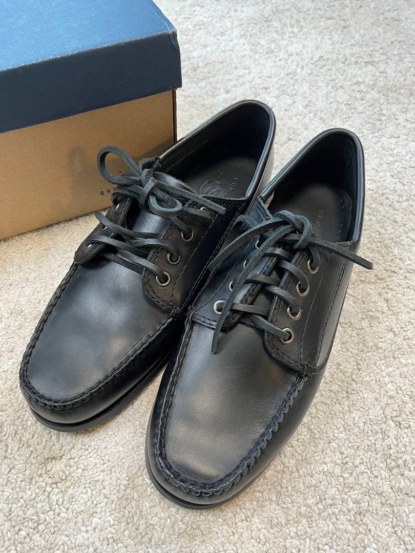 新品 G.H Bass&Co. モカシン ブラック US8 ボックス付