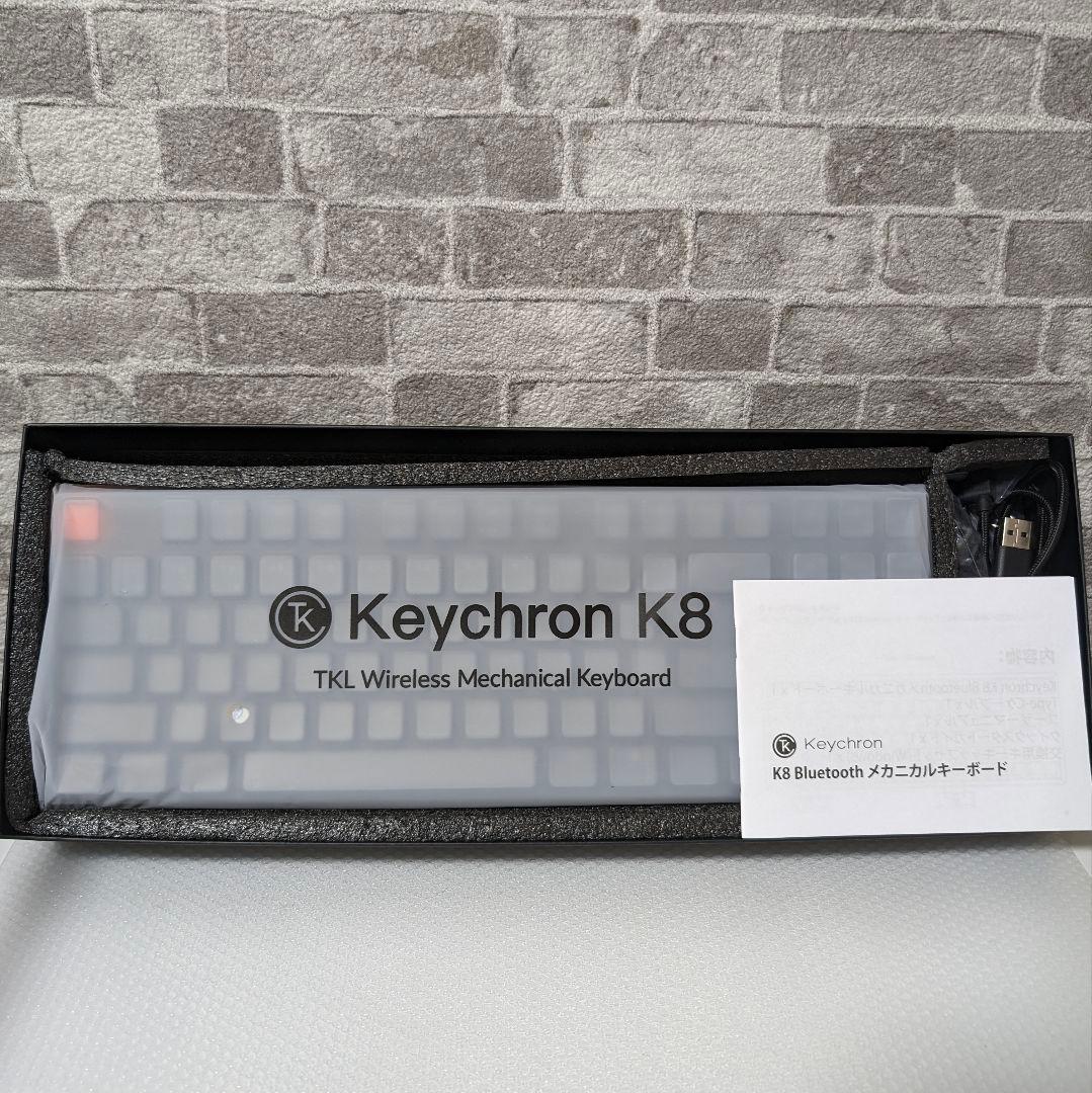 Keychron K8 US配列 赤軸 White LED K8A1