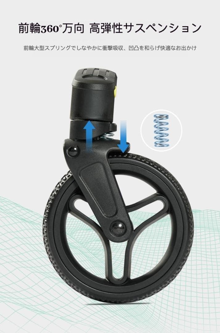 アルミフレーム分離式ペットカート（秒で折りたたみ・大置物バスケット）