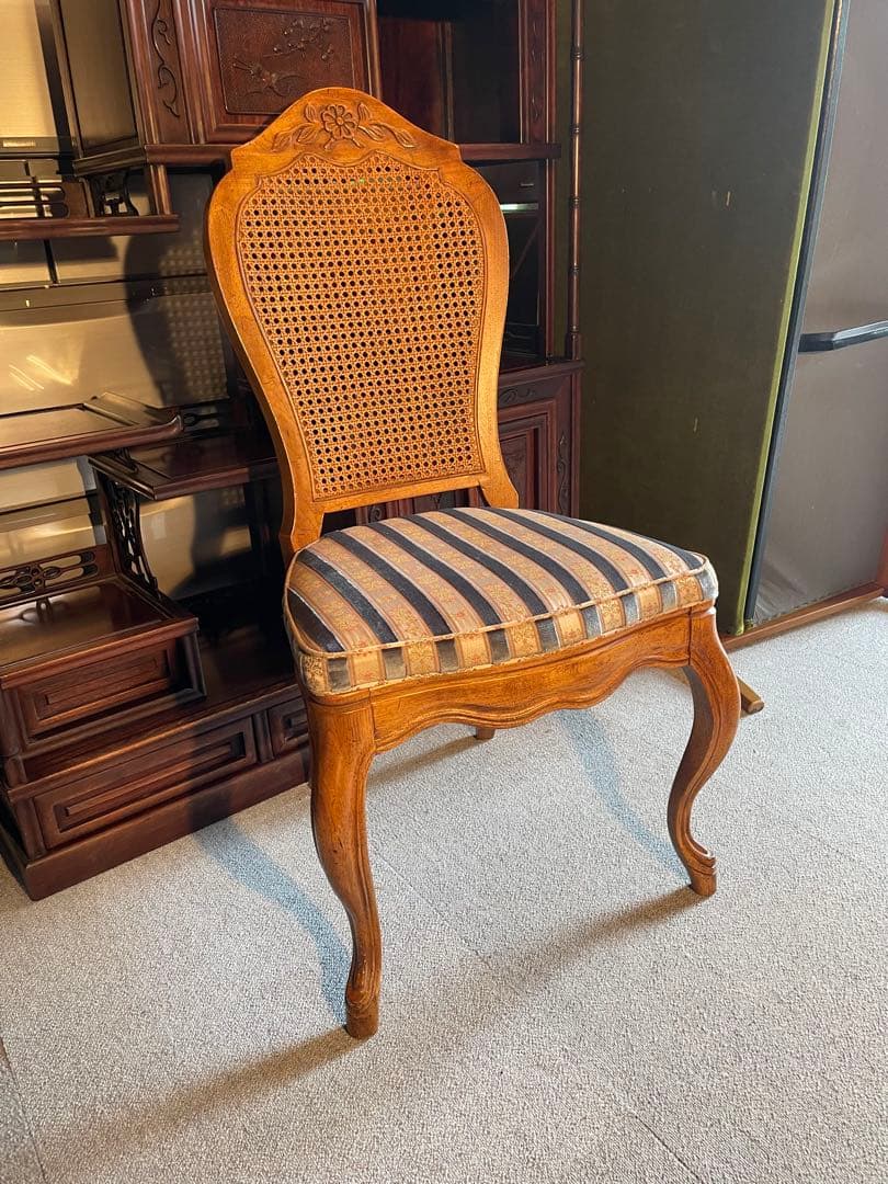 引取限定　アメリカ　ドレクセルヘリテイジ社製　ダイニングチェア　アンティーク家具