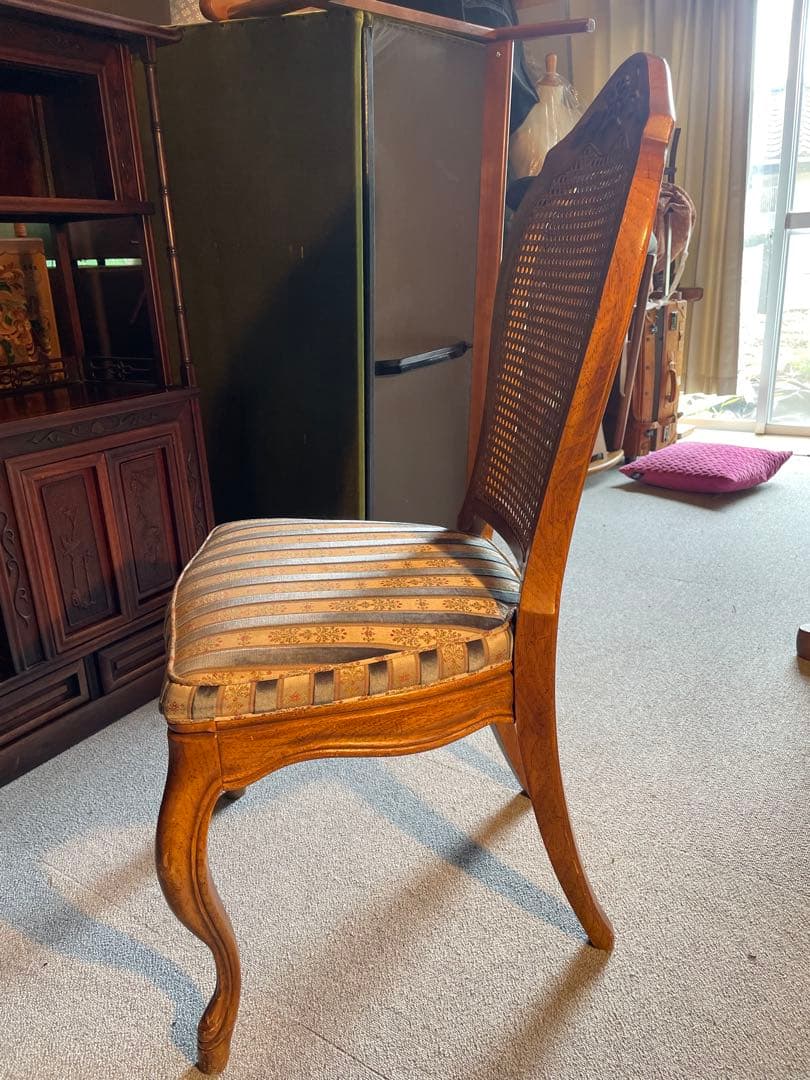 引取限定　アメリカ　ドレクセルヘリテイジ社製　ダイニングチェア　アンティーク家具