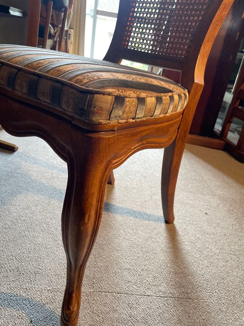 引取限定　アメリカ　ドレクセルヘリテイジ社製　ダイニングチェア　アンティーク家具