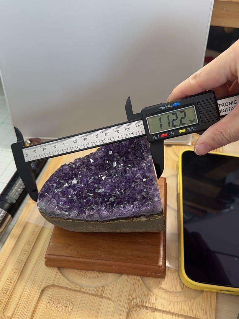 天然石 アメジスト 紫水晶 金銭運 原石 浄化 鉱石 置物 一点物 九紫火星運