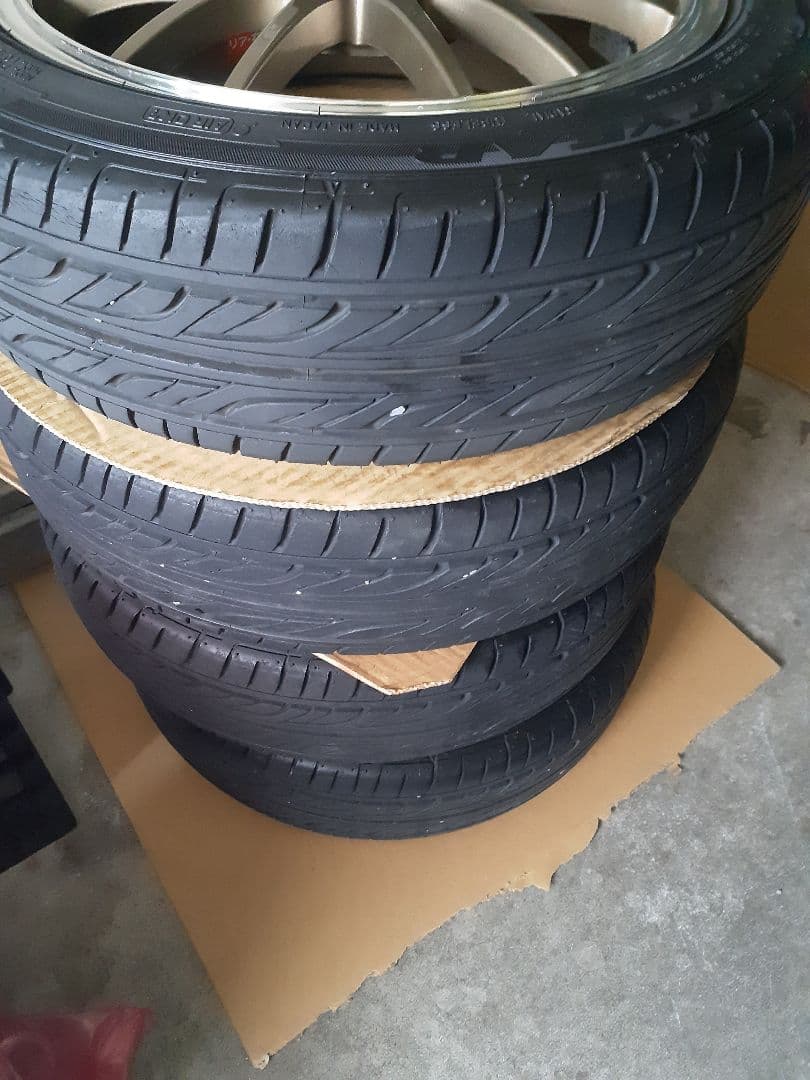 15インチタイヤ ホイール4本セット グッドイヤー165/55r15　軽自動車