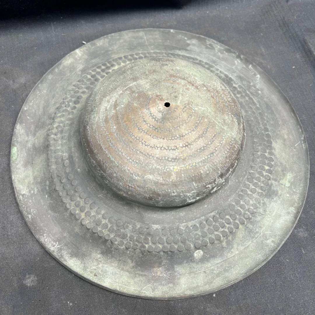 〇Bi1062 古銅 どら チャッパ シンバル　銅鑼