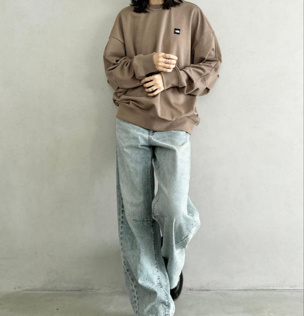 即納 新品 THE NORTH FACE ルーズフィット スウェットMサイズ