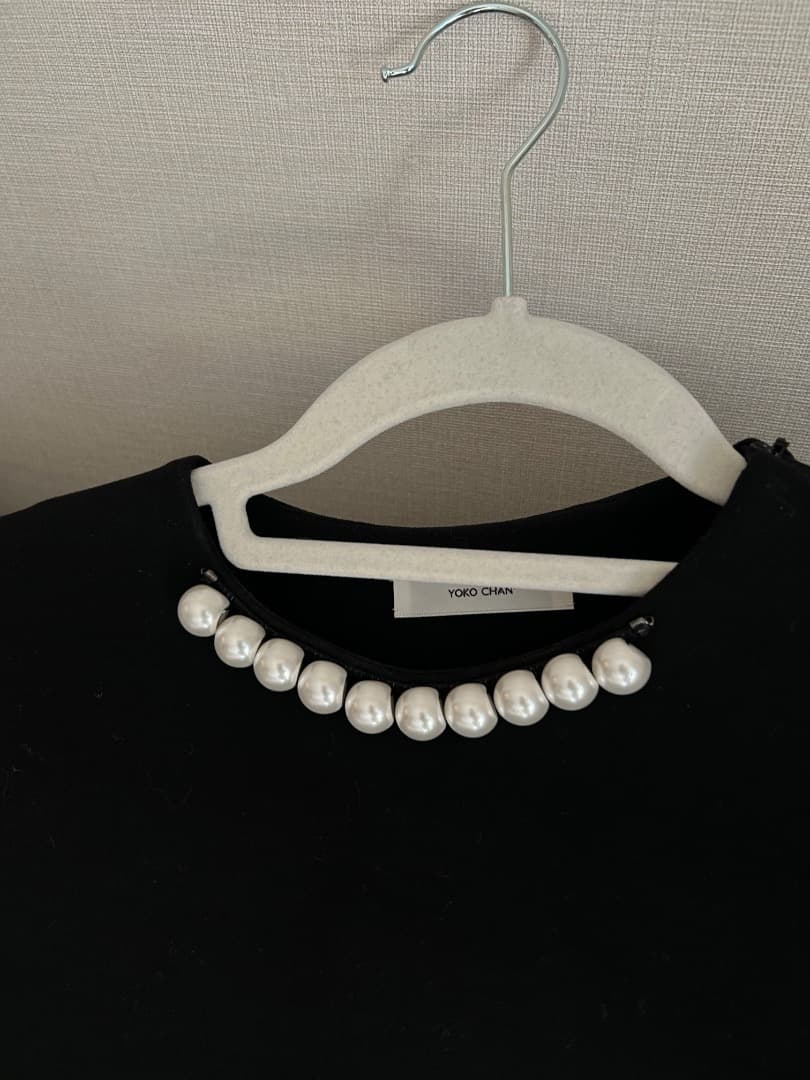 Yoko Chan ブラック膝丈ワンピースM〜Lサイズ